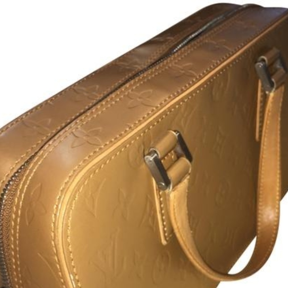 Shelton Mat Handbag Glace Beige Monogram Canvas